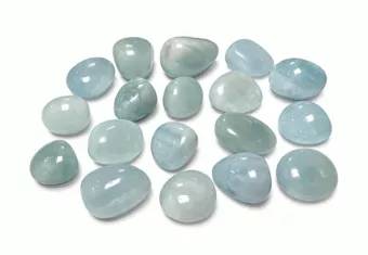 Piedras rodadas de Aguamarina AA 2-3cm 250g