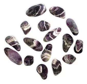 Amatista Bandeada Zambia AA Piedras Rodadas 2-3 cm 250 g