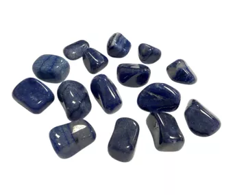 Piedras pulidas de aventurina azul AA 250 g