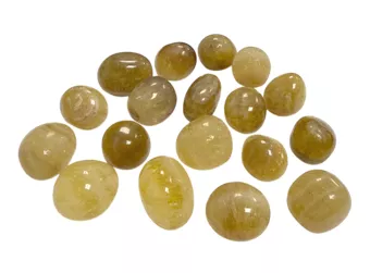 Piedras pulidas de fluorita amarilla AB, 250 g