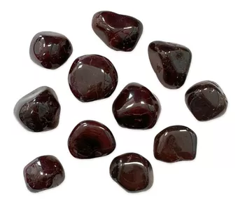 Piedras pulidas de granate rojo AA 250 g