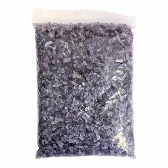 Fragmentos de piedra natural de amatista A de 3-5 mm, 500 g