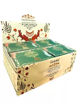 Bolita de carbón Goloka con resina del Árbol de la Vida