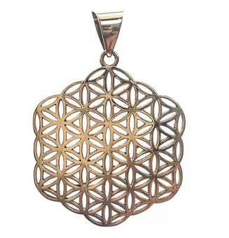 Colgante de bronce con piedras semipreciosas 3.5cm