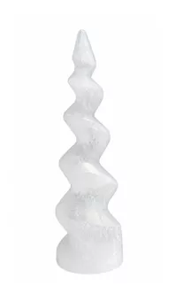 Torre Espiral de Selenita 14cm 200g