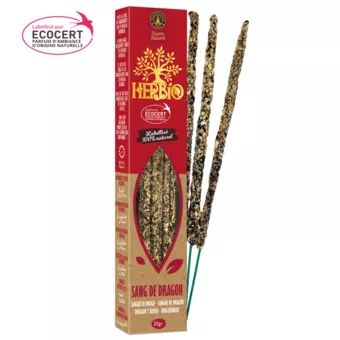 Incienso Smudge Ecocert Herbio Sangre de Dragón 20g