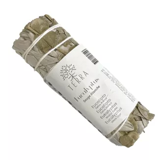 Paquete de salvia blanca y eucalipto 25-30g 10cm