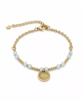 Pulsera de Protección de Aguamarina AA – Ojo Protector