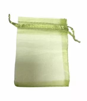 Bolsas de organza 7x9cm Verde (Paquete de 100 piezas)