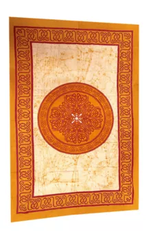 Tapiz de pared con mandala batik