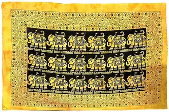 Colgante 8 elefante rectángulo amarillo