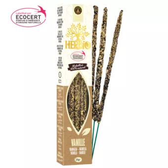 Incienso Smudge Ecocert Herbio Vainilla 20g