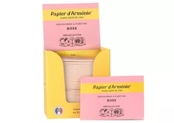 Papel Armenio con Rosa x30