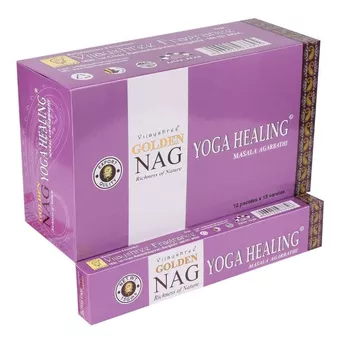 Incienso Vijayshree Golden Nag Yoga Healing 15g