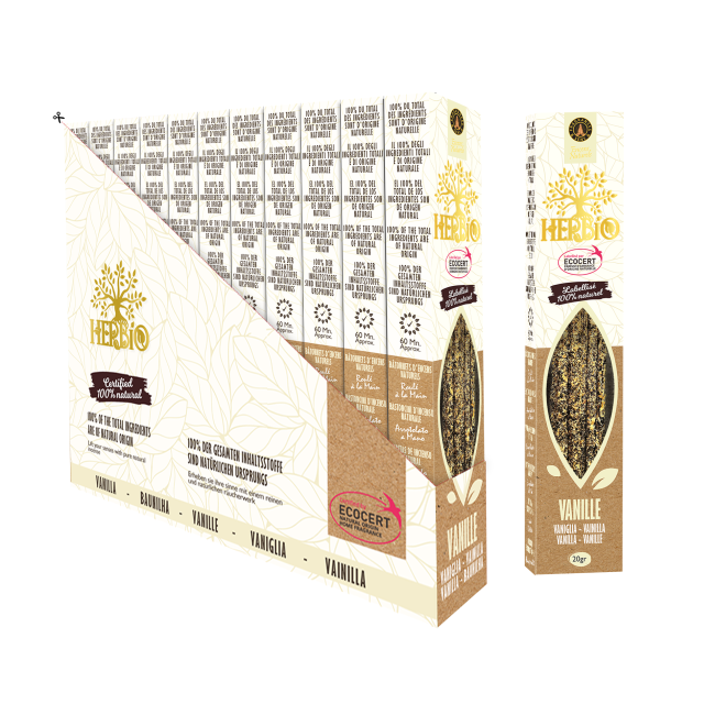 incienso en Incienso Difuminado Ecocert Herbio Vainilla 20g|es