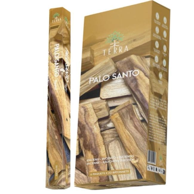 Incienso Terra Palo Santo hexa sin carbón 30grs