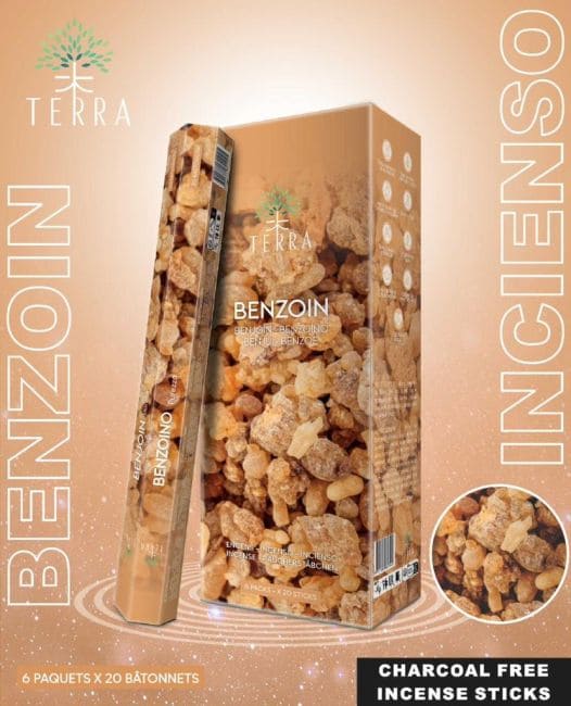 incienso en Incienso Terra Benjuí Hexa sin carbón 30grs|es