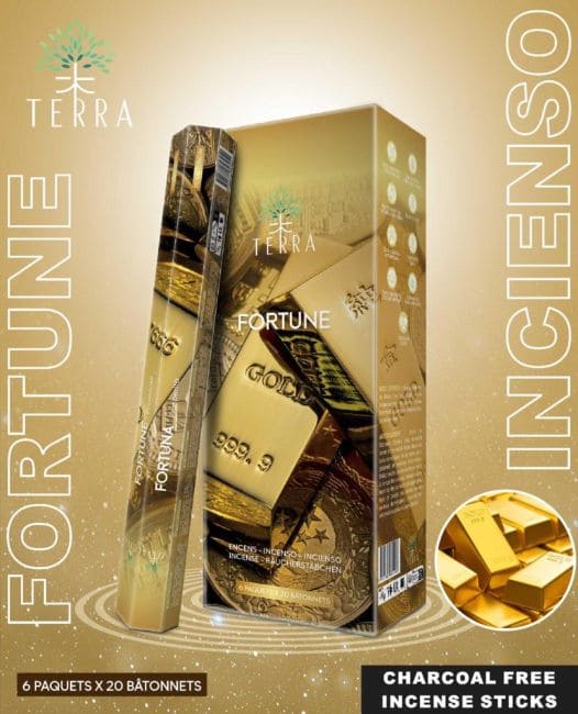 incienso en Incienso terra fortuna hexa sin carbón 30grs|es