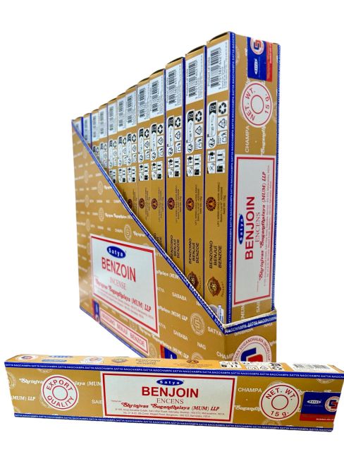 Incienso de benjuí Satya 15 g 2026