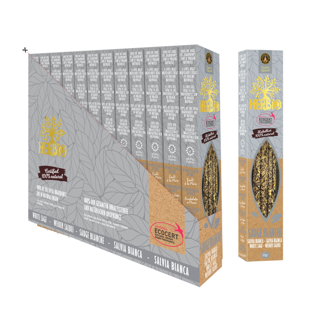 incienso en Incienso Difuminado Ecocert Herbio Salvia Blanca 20g|es