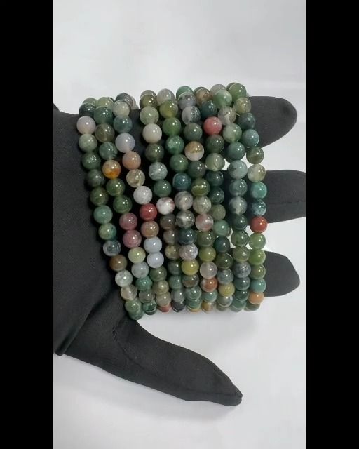 Pulsera Ágata india perles 6mm
