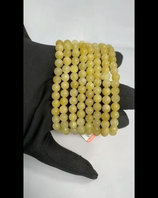 Pulsera Calcita Naranja A perles 6mm