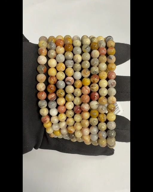 Pulsera Agate Crazy Lace perles 6mm