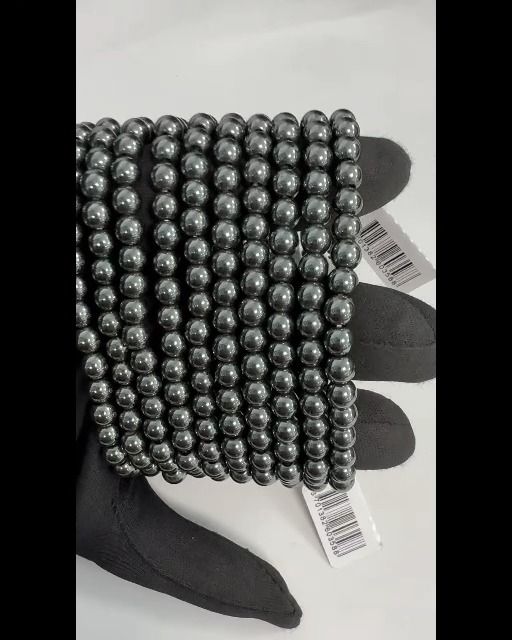 Pulsera hematita perles 6mm.