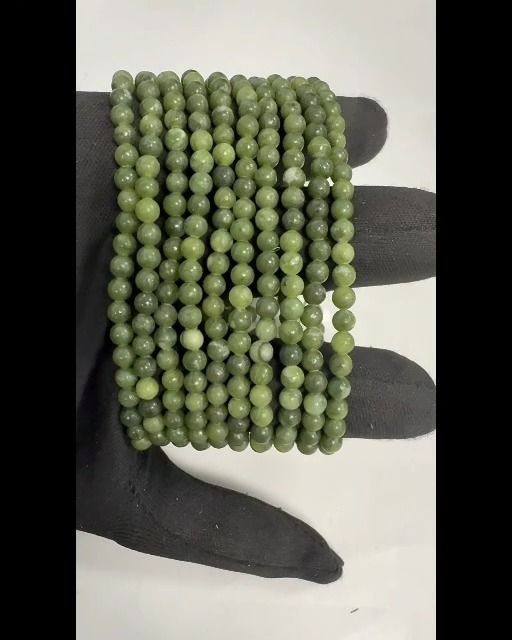 Pulsera Jade Nefrita A Perles 4mm