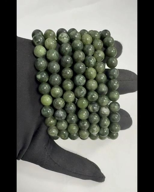 Pulsera Jade Nefrita A Perles 8mm