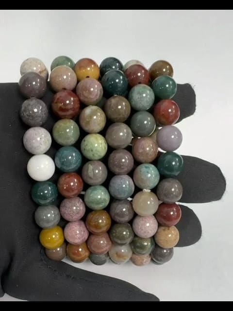 Pulsera Ocean Jasper A Beads 10mm