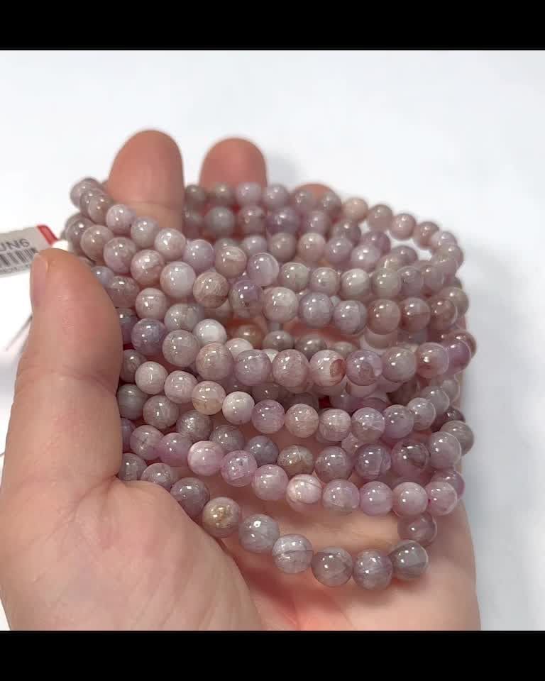 Pulsera Kunzite cuentas AB 5.5-6.5mm