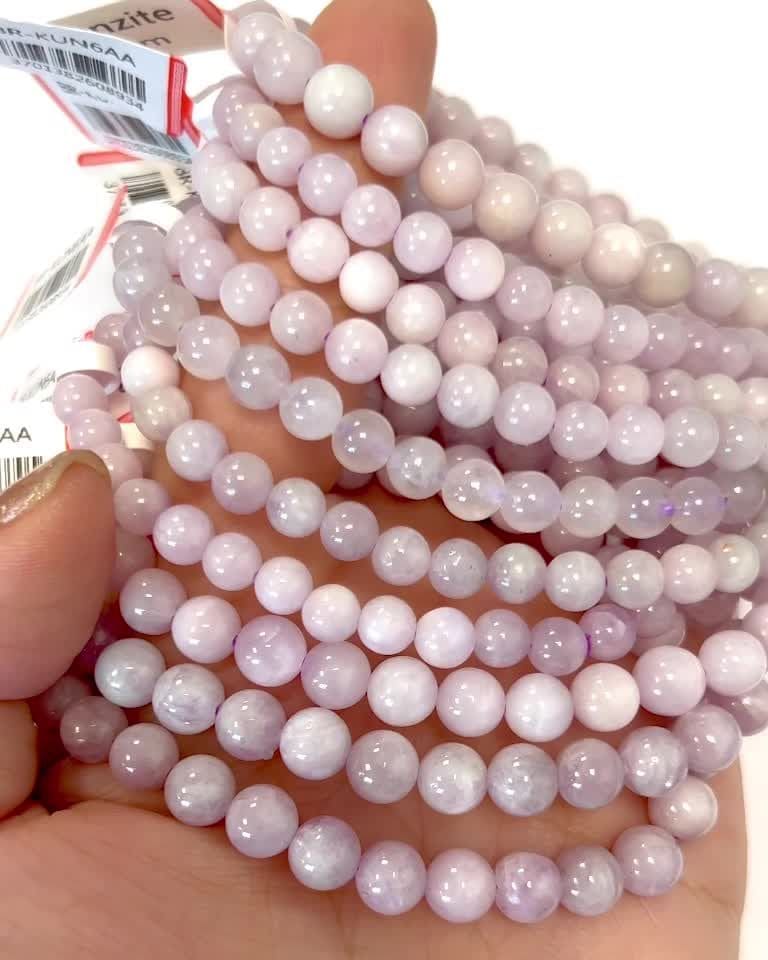 Pulsera Kunzita cuentas A 5-6mm