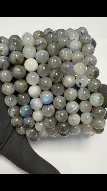 Pulsera de Labradorita A cuentas de 10mm