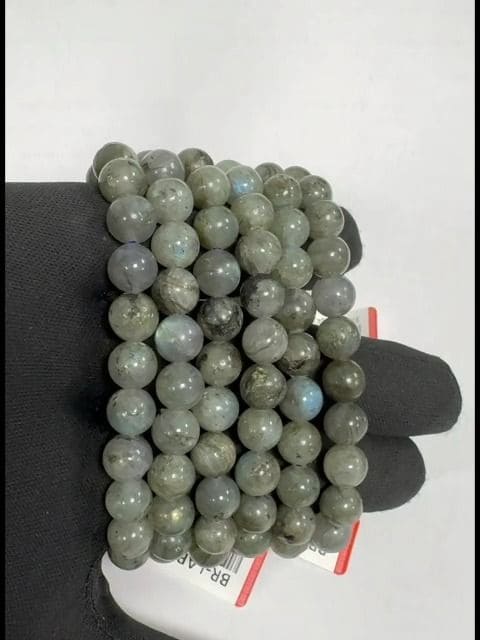 Pulsera de labradorita cuentas 8-9mm
