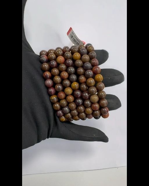 Pulsera Ojo de Hierro AA cuentas de 8-9mm