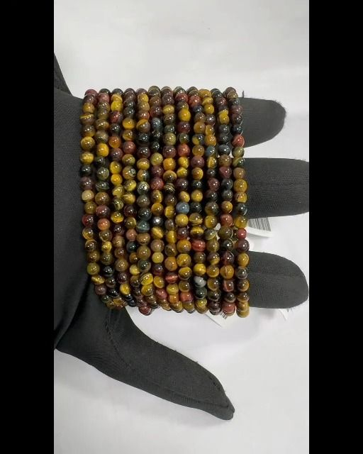 Pulsera ojo de tigre A mix cuentas 4-5mm