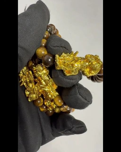 Pulsera Ojo de Tigre y Pixiu A Beads 8mm