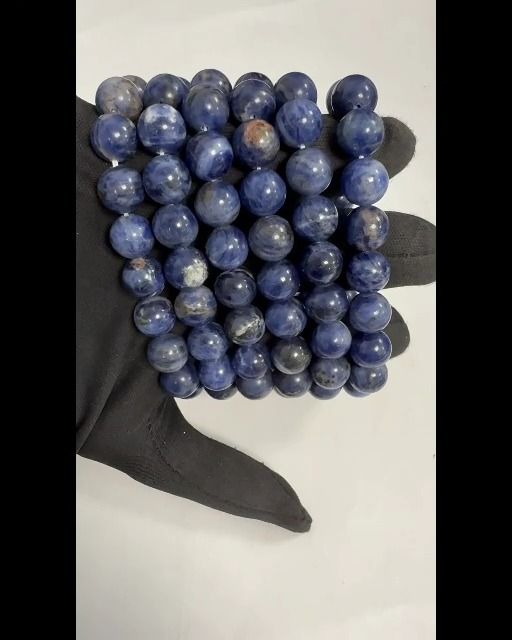 Pulsera Sodalita A Perles 10mm
