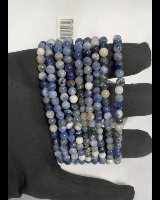 Pulsera de sodalita cuentas 4mm