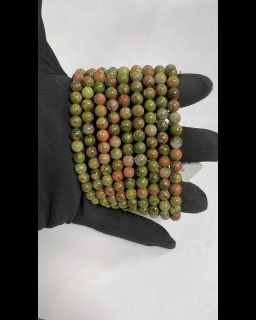 Pulsera Unakite perles 6mm